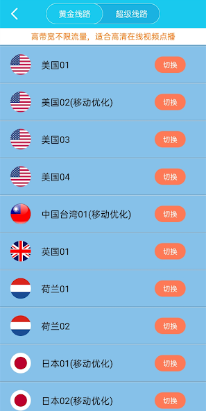 旋风免费网络加速器下载android下载效果预览图